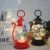 Led Retro Small Lantern Christmas Small Oil Lamp Electric Candle Lamp Portable Small Night Lamp Plastic Storm Lantern Ornaments
