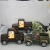 Christmas Decorative Gift Water Injection Truck Christmas Water Injection Car Decoration Locomotive TV Phone Booth Decoration