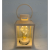 Retro Candle Light Mini Square Storm Lantern Decoration LED Electronic Candle Small Night Lamp Christmas Halloween Candlestick
