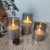 Simulation Tealight Led Electronic Candle Acrylic Glass Cup Wax Christmas Birthday Wedding Atmosphere Arrangement Candle
