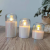 Simulation Swing Led Electronic Candle Acrylic Glass Cup Wax Christmas Birthday Wedding Atmosphere Arrangement Candle