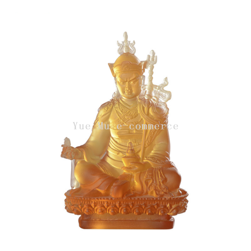 glass lotus master wujin master mitosong buddha household utensils tibetan buddha statue