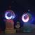 Mini Spaceman Little Fan Cartoon Cute Astronaut Shape Small Night Lamp Atmosphere Light Children's Small Toys Gift
