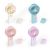 Simple Fashion Electric Fan Rechargeable Small Fan Desktop Handheld Wind Power Mobile Phone Stand Gift Gift Kids Toys
