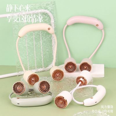 Dd5629 Fashion Children's Halter Lazy Little Fan Student Home Cross-Border Foreign Trade Stall Cute Gift Wholesale