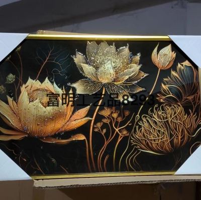 Decorative Painting Crafts Crystal Porcelain Painting Photo Frame Home Decoration Mural