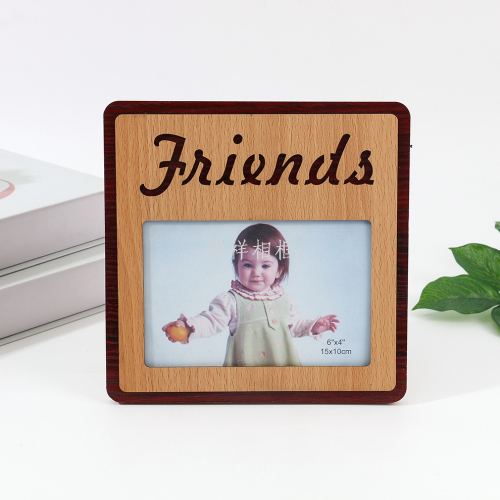 Photo Frame, baby growth commemoration, solid wood customizeable photo frame, family portrait frame album