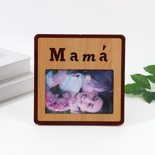 Picture frame commemorative solid wood frame customized family photo frame
