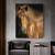 Horse Decorative Painting Airbrush Painting Hotel Hanging Picture Living Room Decorative Crafts Mimic Hand-Painted Cloth Painting Photo Frame Artwork