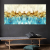 Home Half Painted Oil Painting Abstract Customized Size Decorative Painting Living Room Decoration Craft Plant Flower Frameless Cloth Painting