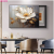 Golden Leaves Half Painted Oil Painting Flower Decorative Painting Living Room Decorative Crafts Cloth Painting Hotel Modern Hainging Painting