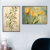 Fresh Minimalistic Abstraction Airbrush Painting Flower Decorative Painting Corridor Decoration Crafts Cloth Painting Living Room Hanging Painting Hand-Painted