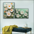 Three-Dimensional Flower Handmade Painting Crystal Porcelain Decorative Painting Spray Painting Decorative Crafts Cloth Painting Background Wall Mural Living Room Hanging Painting