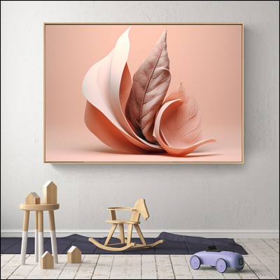 Three-Dimensional Flower Handmade Painting Crystal Porcelain Decorative Painting Spray Painting Decorative Crafts Cloth Painting Background Wall Mural Living Room Hanging Painting