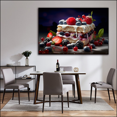 Restaurant Cake Oil Painting Crystal Porcelain Decorative Painting Spray Painting Decorative Crafts Cloth Painting Hand Painted Lemon Mural Living Room Hanging Painting