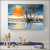 Oil Painting Landscape Artistic Conception Crystal Porcelain Decorative Painting Spray Painting Decorative Crafts Cloth Painting Landscape Hand Painted Mural Living Room Hanging Painting