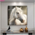 Square Oil Painting Horse Crystal Porcelain Decorative Painting Spray Painting Decorative Crafts Cloth Painting Flower Hand Painted Mural Living Room Hanging Painting