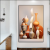 Vase Decoration Crafts Spraying Cloth Painting High Imitation Handmade Painting Hallway Hotel Bedroom Decorative Painting