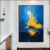 Vase Decoration Crafts Spraying Cloth Painting Sailboat High Imitation Handmade Painting Hallway Flower Decorative Painting Hotel Hanging Picture