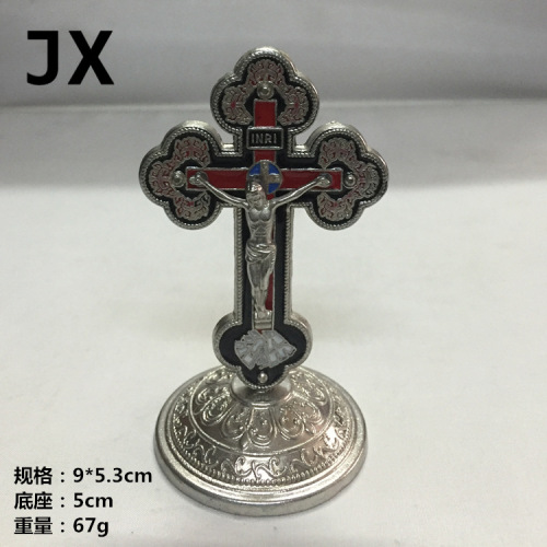 合金十字架滴油十字架摆件办公室家用饰品