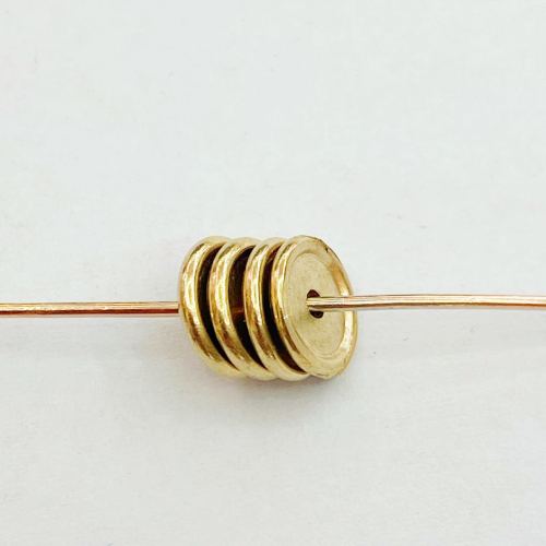 copper parts groove ultra-thin spacer crafts accessories diy bracelet accessories beaded