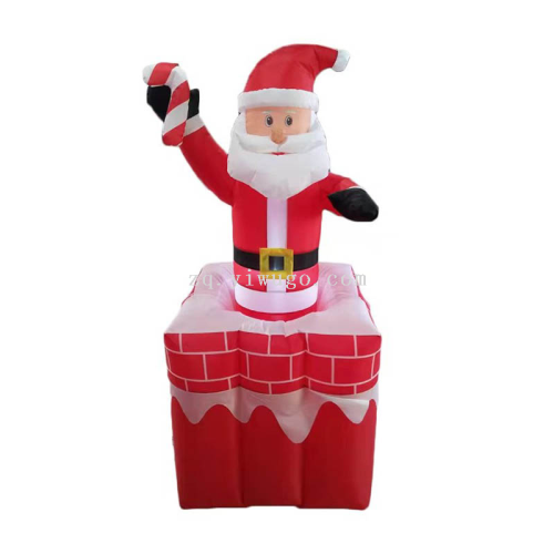 1厂家直销正巧圣诞充气1.7M冰条上下升批发