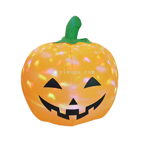 1厂家直销正巧圣诞充气1M闪光南瓜批发现货
