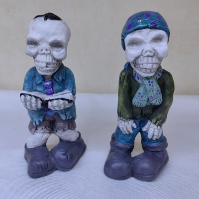 Ceramic Indoor Outdoor Ghost Festival Easter Skull Decoration Crafts Home Decoration