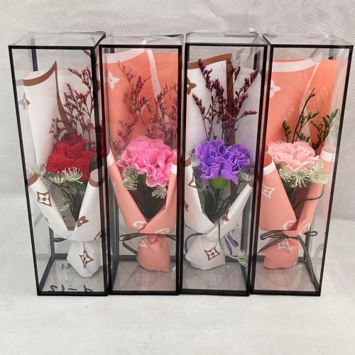 厂家直销爆款韩风康乃馨小花束礼盒送母亲送长辈母亲节礼物