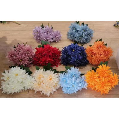 7-Head Claw Chrysanthemum Wedding Simulation Flower Home Decoration High-End