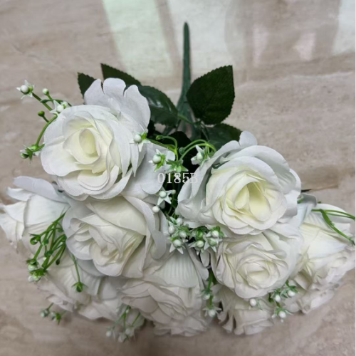 12头玫瑰婚庆手捧玫瑰白色派对家居非洲南美欧洲