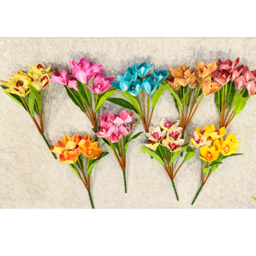 7头套管玉兰仿真花家居装饰外贸批发高档南美