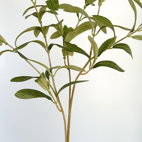 外贸橄榄单枝高度仿真树带果橄榄叶家居装饰花茶几餐桌摆放花艺