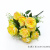 Five-Color Rose Artificial Flower Wedding Bouquet Holder Household Commercial Use Decorative Fake Flower