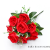Nine-Color Rose Artificial Flower Wedding Bouquet Holder Household Commercial Use Decorative Fake Flower