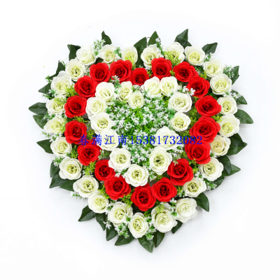 Love Rose Pte Hotel Wedding Room Proposal Engagement Site Wall Decoration Love Ornaments