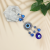 Vintage Devil Blue Eyes Pendant Turkish Style Moon Sun Catcher Crystal Pendant DIY Gardening Ornaments