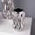 Light Luxury Electroplated Silver Vase Decoration Creative Home Living Room Coffee Table Ceramic Decorative Crafts