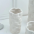 Handmade Creative Irregular Terraced Art Ceramic Vase Hydroponic Flower Arrangement Living Room Decoration Porcelain
