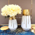 European High-End Electroplated Gold Luxury Ceramic Vase Crafts Wedding Entrance Decoration Gifts