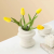 Nordic Style Special-Shaped Cobblestone Creative Ceramic Flowerpot Hydroponic Vase Light Luxury Desktop