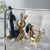 Modern Light Luxury Ceramic Rabbit Wine Rack Decoration Home Living Room Sideboard Cabinet Wine Cabinet Decoration