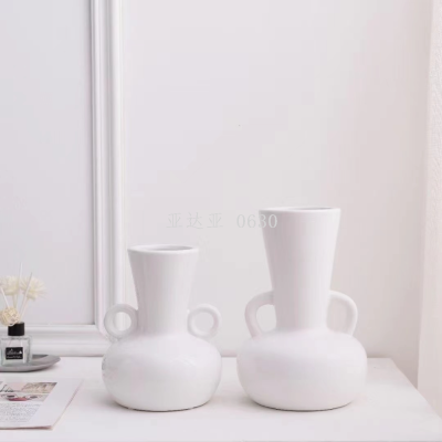 Niche Design Ceramic Vase Dried Flower Flower Flower Vase Nordic Simple Modern Home Decorations