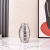 Ins Affordable Luxury Style Vase Creative Ceramic Electroplating Vase Living Room High-Grade Decoration