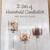 Set of Three Glass Candlestick Glass Furnishing Article Wedding Candlestick Food Decoration Candlestick