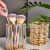 Creative Nordic Ins Transparent Pen Container Makeup Brush Holder Crystal Glass Desktop Storage Box Dressing Table Decoration Ornaments