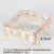 Glass Ashtray Ashtray Household Living Room and Hotel Dining Room Bedroom Crystal String Beads Shelf Decorative Ash Tray