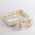 Mirror Glass Tea Tray Crystal Tray Wine Set Cup and Tray Dim Sum Plate Snack Dish Cosmetics Storage Tray Box