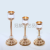 Acrylic Model Room Living Room Candlestick Decoration Chinese Retro Golden Wedding Candle Light Home Candlestick