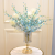European-Style American Style High-End Living Room Glass Flower Emulational Floriculture Set Yellow Model Room Dining-Table Decoration